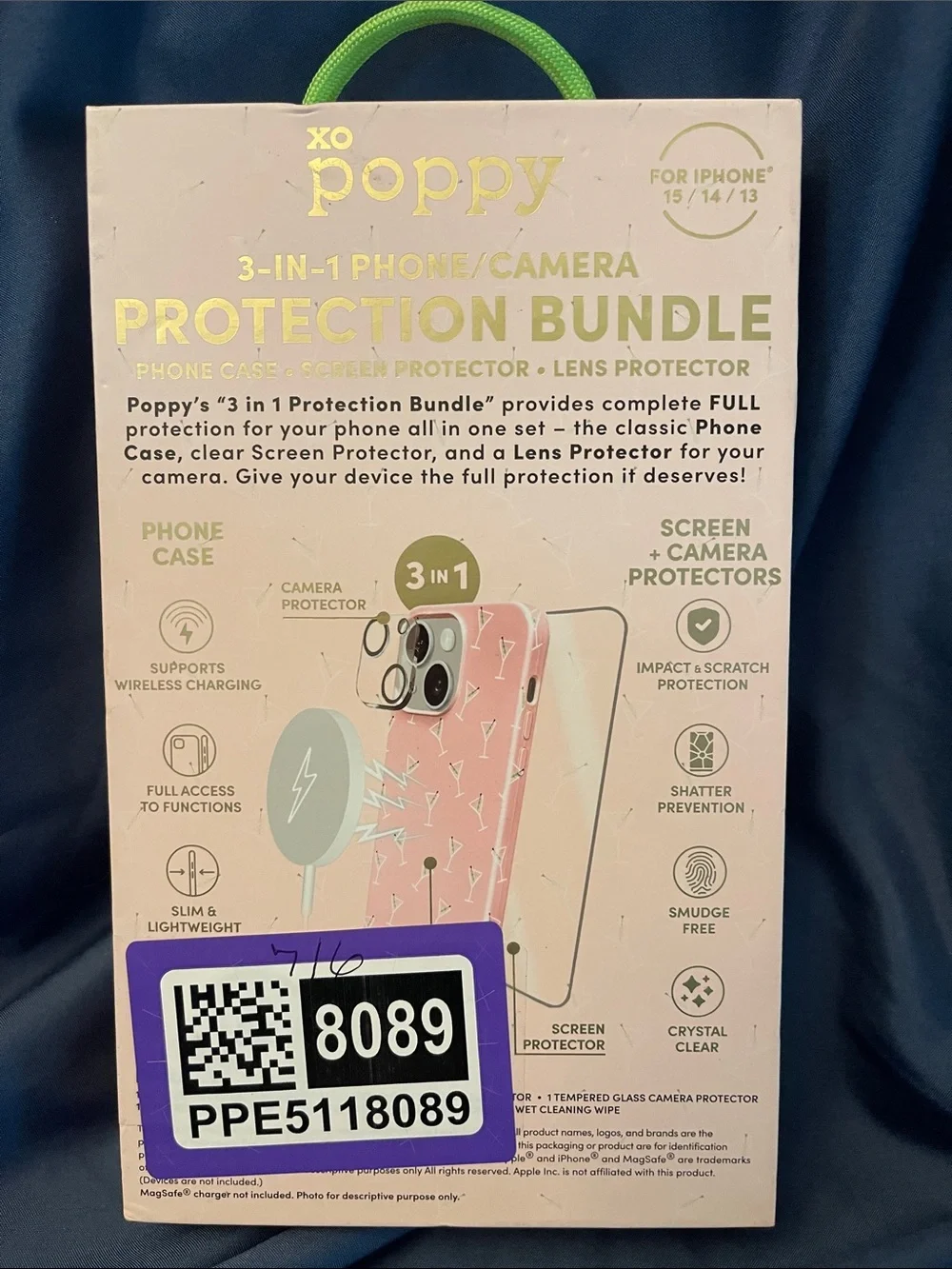 XO Poppy - Protect Me 3-in-1 Phone/Camera Protection Bundle